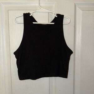 S/M Black Crop Top